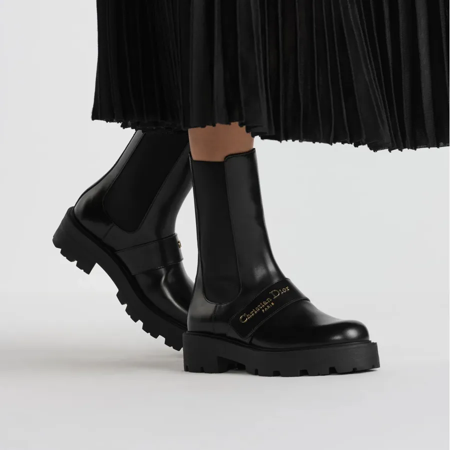 Dior black ankle boots