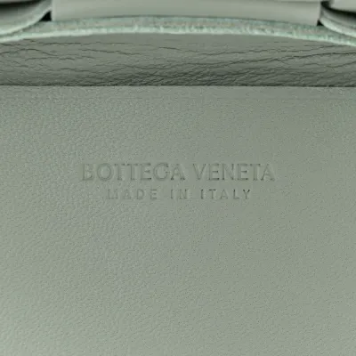 Bottega Veneta Extra Mini Maxi Intrecciato Cassette Crossbody Bag New Sauge Lambskin Leather