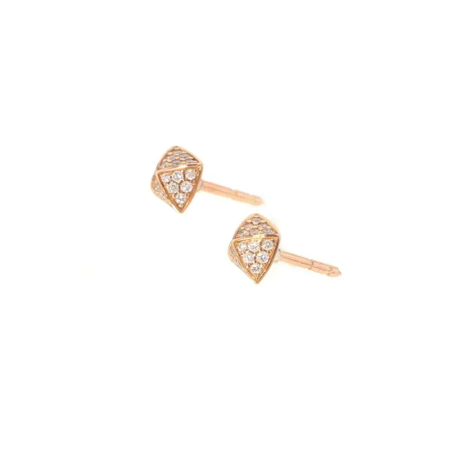 HERMES HERMES Crew de H Stud Earrings