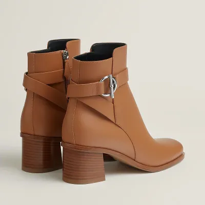 HERMES Jill  Brown ankle boots