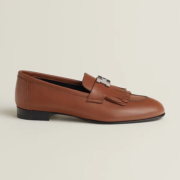 HERMES Royal Brown Loafers