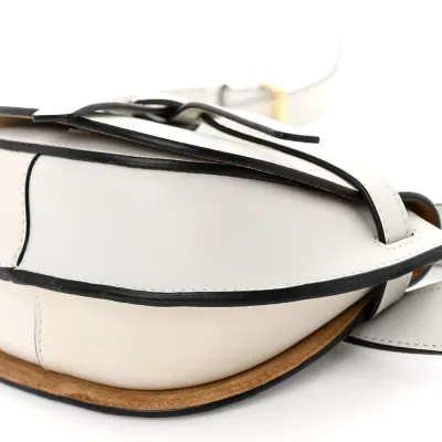 Loewe Gate Belt Bag Mini Kaolin Calfskin Leather Gold Hardware