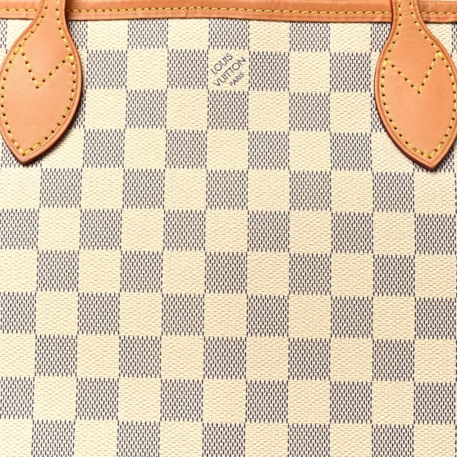 Louis Vuitton Neo Neverfull PM Damier Azur Canvas Beige Interior Gold Hardware