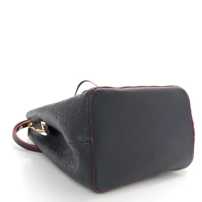 Louis Vuitton NeoNoe MM Marine Rouge Empreinte Leather