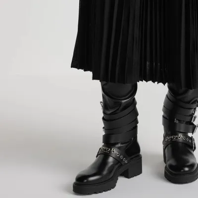Dior black long boots