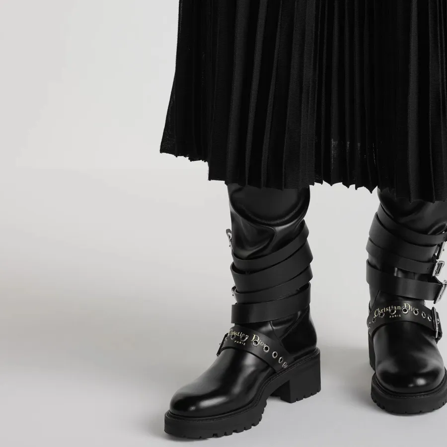 Dior black long boots