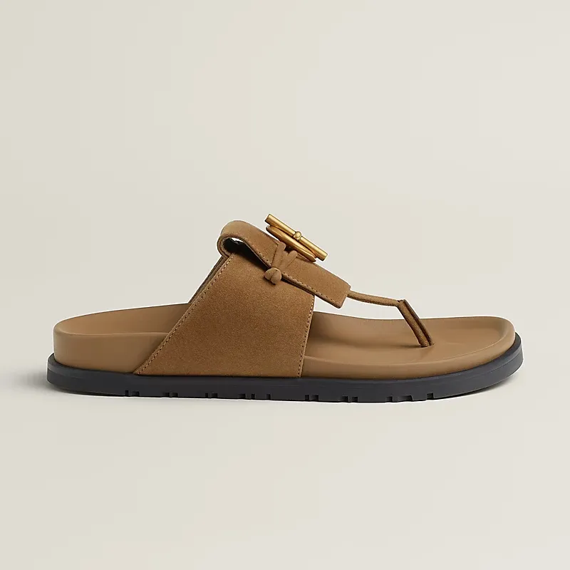 HERMES Joyce brown Slippers