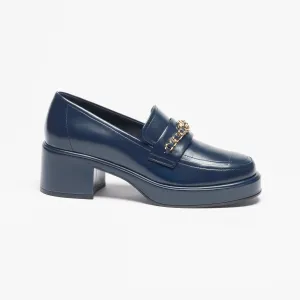Chanel Navy calfskin Loafers