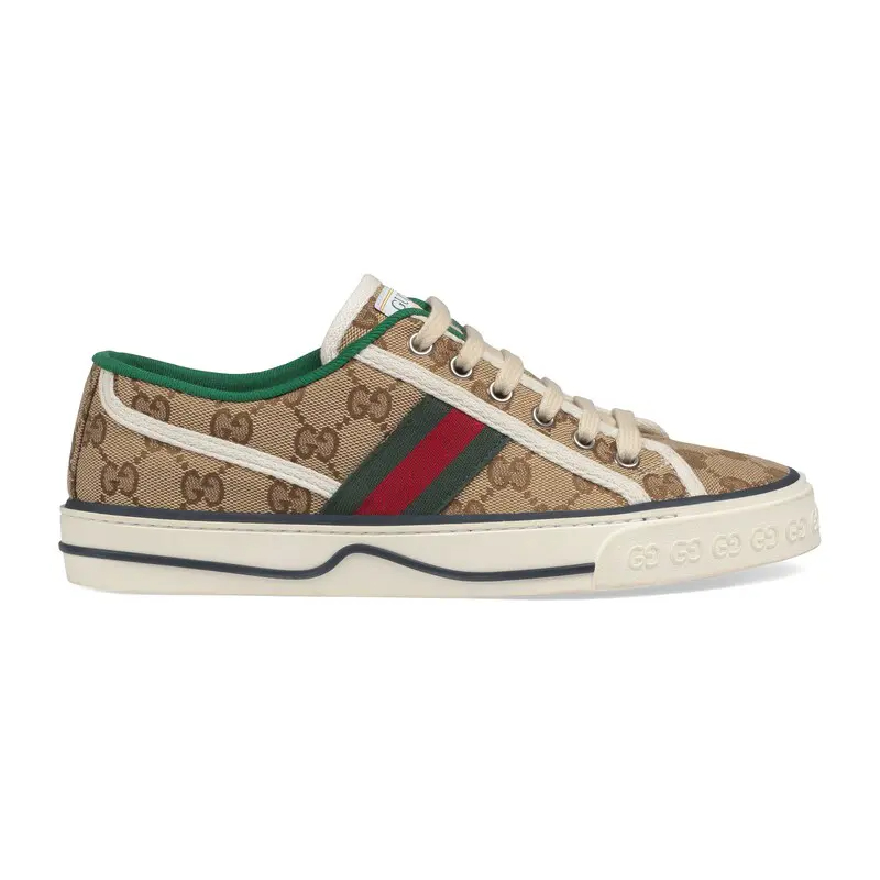 Gucci Tennis 1977 série tênis esportivos femininos Sneakers