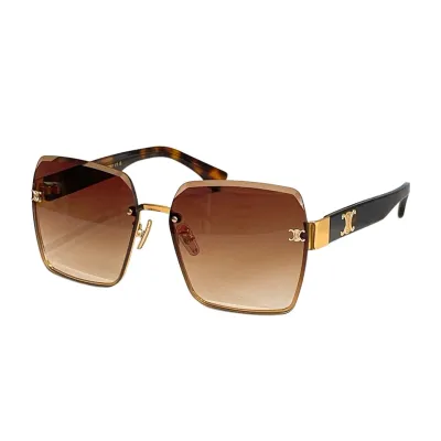 Celine square frame glasses white/green/leopard/black/purple/khaki color Size 62口18-140