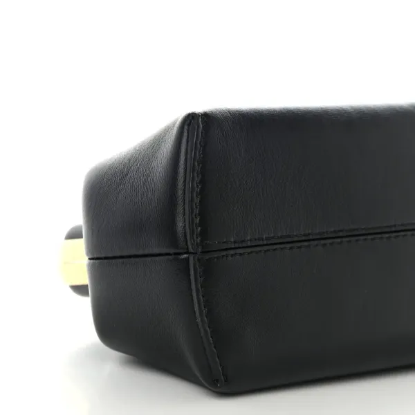 Fendi Small Fendi First Black Shiny Nappa Leather Gold Hardware - Image 4