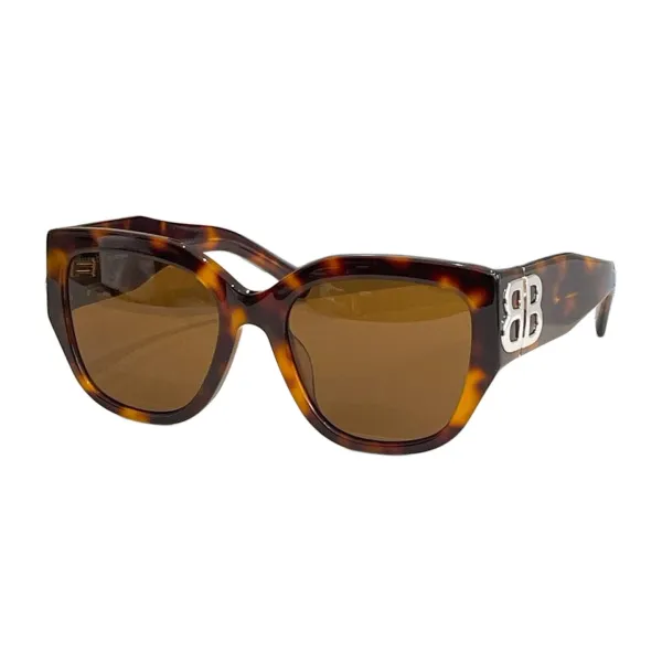 Balenciaga glasses black gold/white/black silver/black/leopard color Size 55口19-135 - Image 7