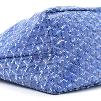 Goyard Saint Louis Tote GM Sky Blue Goyardine Canvas