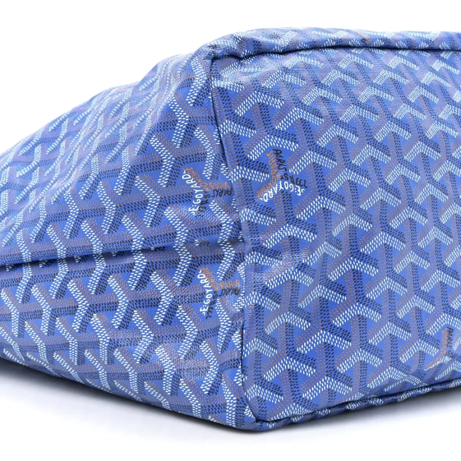 Goyard Saint Louis Tote GM Sky Blue Goyardine Canvas