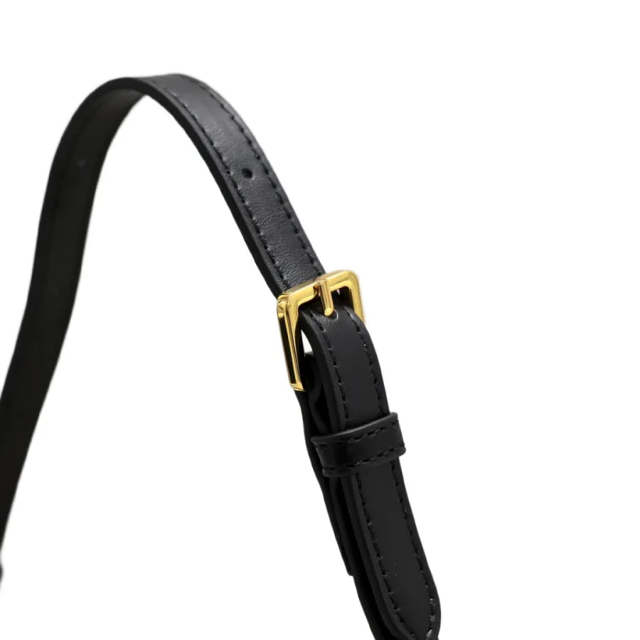 Dior Miss Caro Cigale Mini Bag In Black Macrocannage Lambskin Gold Hardware