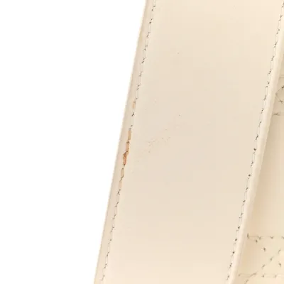 Dior Small My ABCDior Lady Dior White Cannage Lambskin Leather Gold Hardware