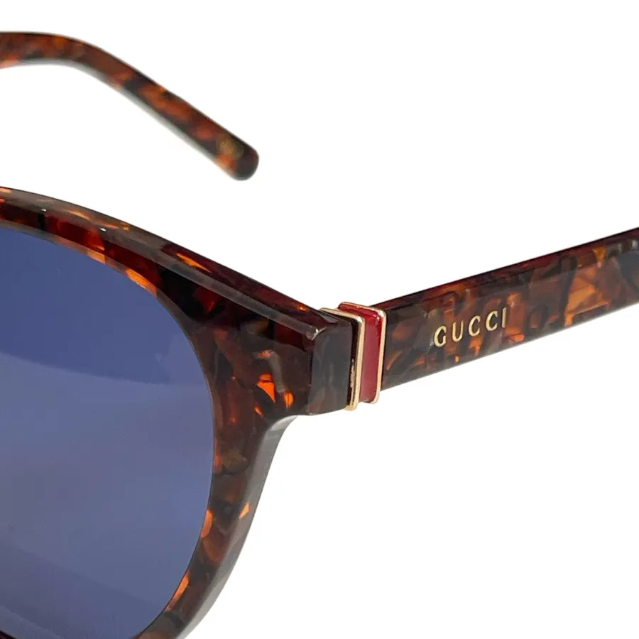 Gucci Boston frame glasses leopard blue/leopard brown/black color Size 58口14-145