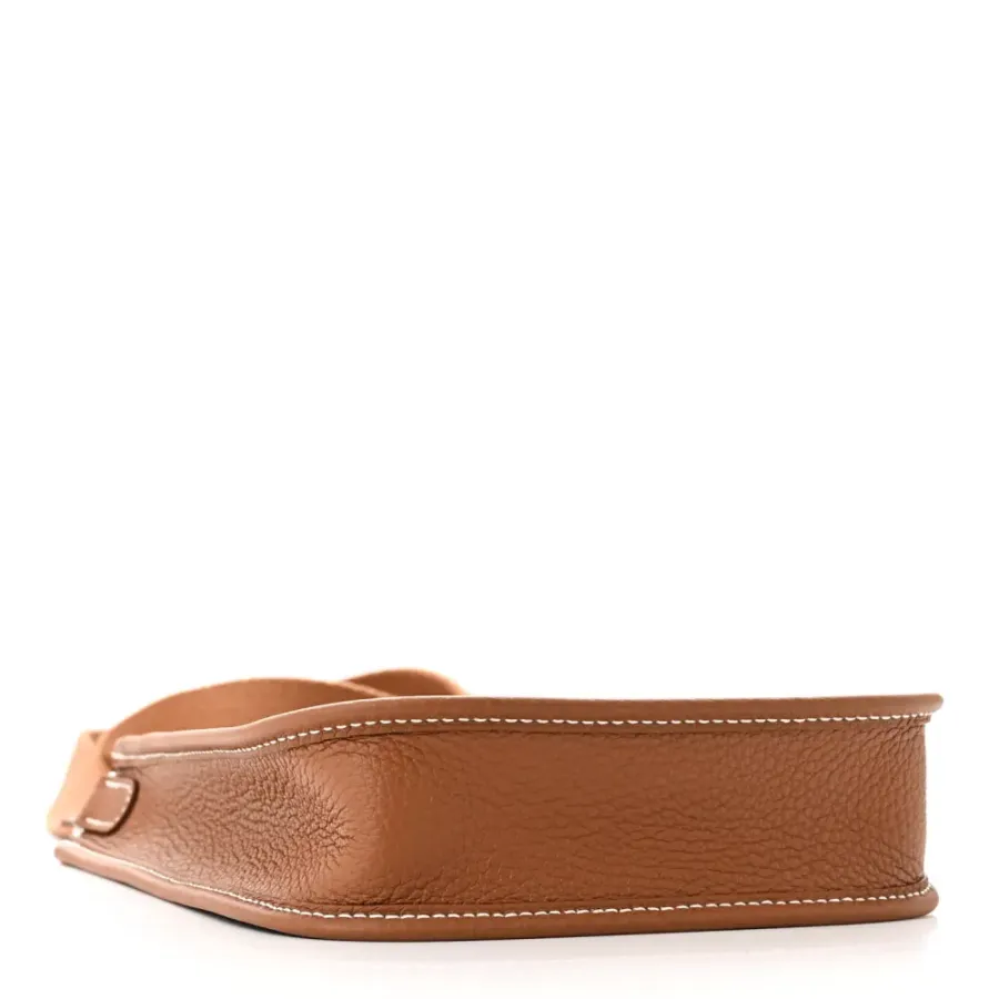 Hermès Evelyne TPM Brown Taurillon Clemence Leather Palladium Hardware