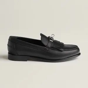 HERMES Destin Black Loafers