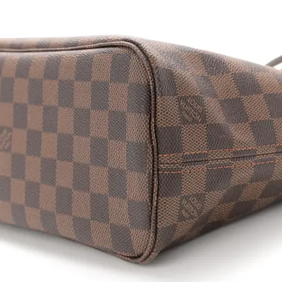 Louis Vuitton Neverfull PM Damier Ebene Canvas Cherry Interior