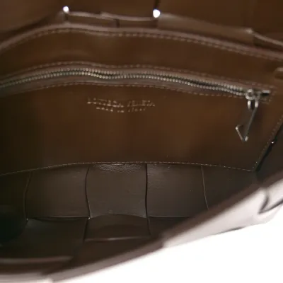 Bottega Veneta Maxi Intrecciato Cassette Crossbody Bag Oxblood Lambskin Leather