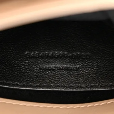 Saint Laurent Small Loulou Chain Satchel Dark Beige Y-Quilted Monogram Calfskin Leather Gold Hardware