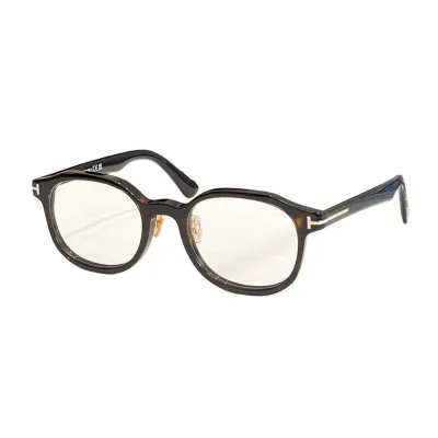 Tom Ford Boston frame glasses black/leopard/matte black color Size 50口22-145
