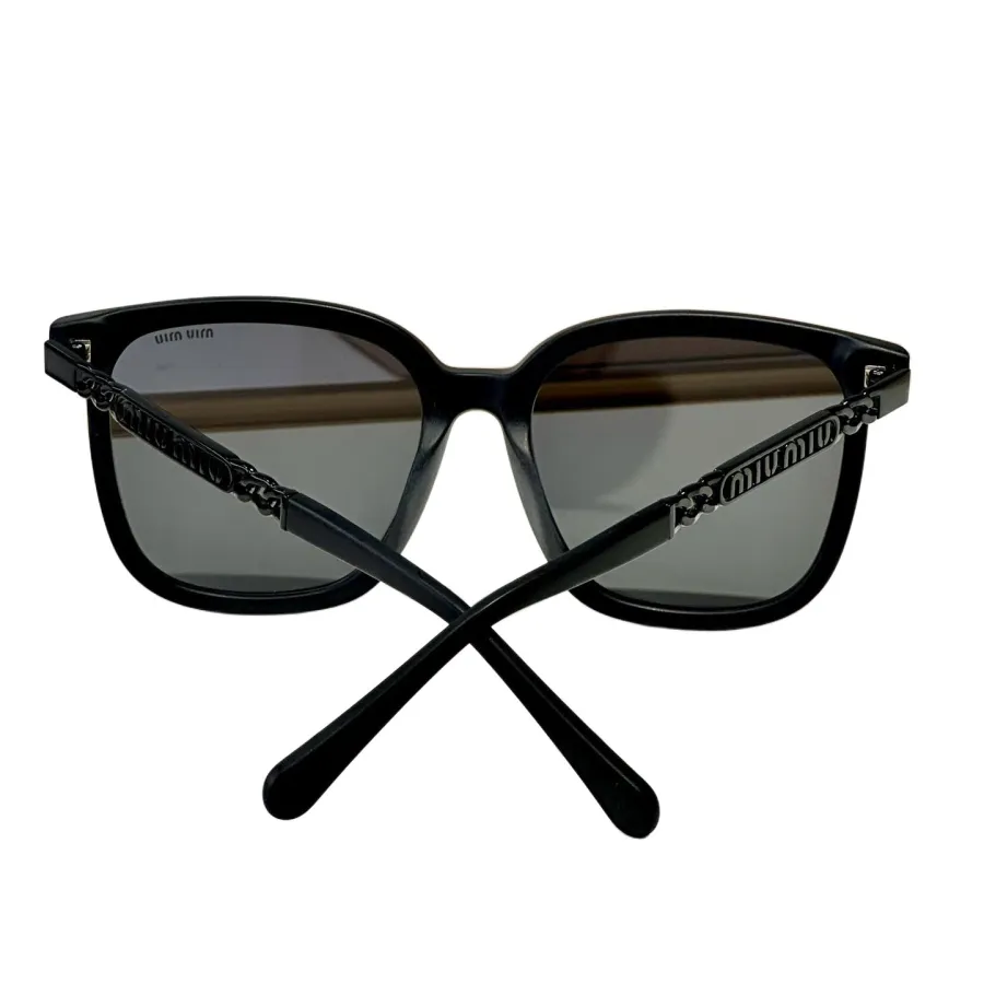 Miu Miu square frame glasses black/black gold/black silver/pink/ivory/leopard color Size 65-15-145