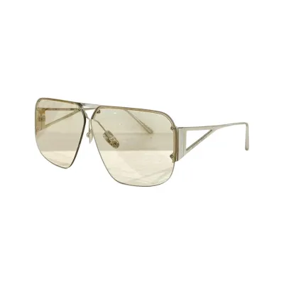 Bottega Veneta Pilot shape glasses titanium/gold/silver/tawny/brown/blue/eggplant/mirrored yellow color Size 57口05-145