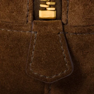 Miu Miu Arcadie Suede Leather Brown Top-Handle Bags