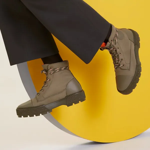 HERMES Fresh Brown ankle boots - Image 5