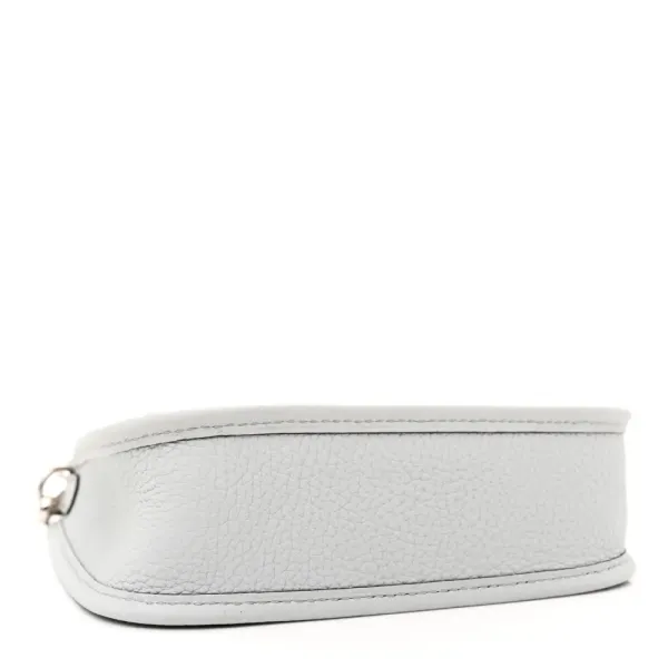 Hermès Amazone Evelyne TPM Bleu Pâle / Étain Taurillon Clemence Leather Palladium Silver Hardware - Image 6