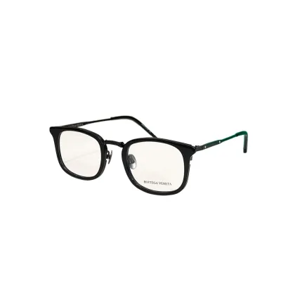 Bottega Veneta square frame glasses grey leopard/leopard/black/grey color Size 50口23-145