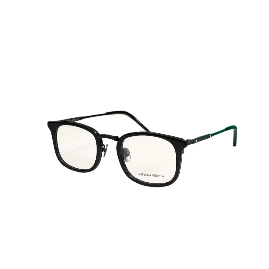 Bottega Veneta square frame glasses grey leopard/leopard/black/grey color Size 50口23-145