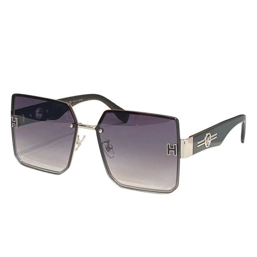 Hermès square frame glasses pink/orange/white/black/blue/leopard/eggplant color Size 59口18-145