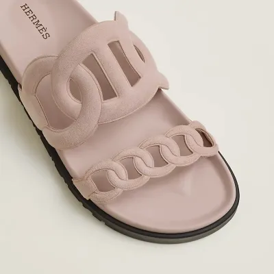 HERMES Extra Pink Slippers
