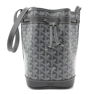 Goyard Petit Flot Bucket Bag PM Grey Goyardine Canvas