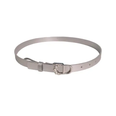 Dior Women' s 30 Montaigne Buckle With Pearls Belt In Brown/Black/Red/White/Cyclamen/Pink/Musturd/Silver/Gold/Blue/Grey Calfskin With Gold/Silver Hardware 20mm