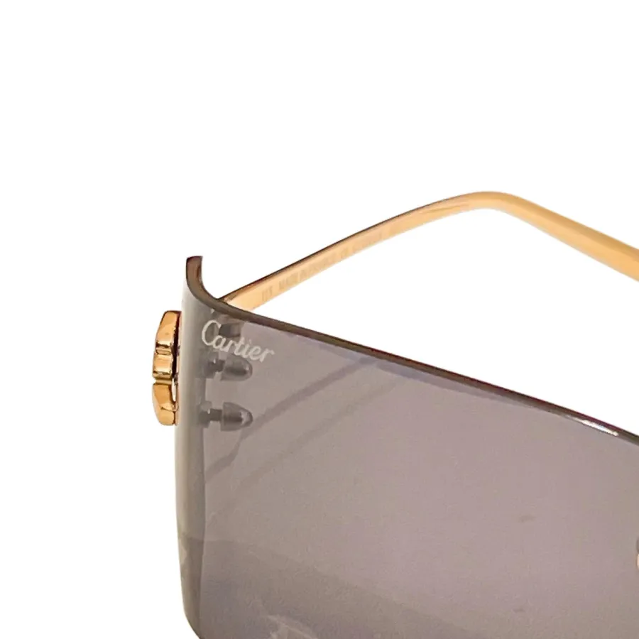Cartier glasses black gold/apricot/black silver color Size 71口18 115