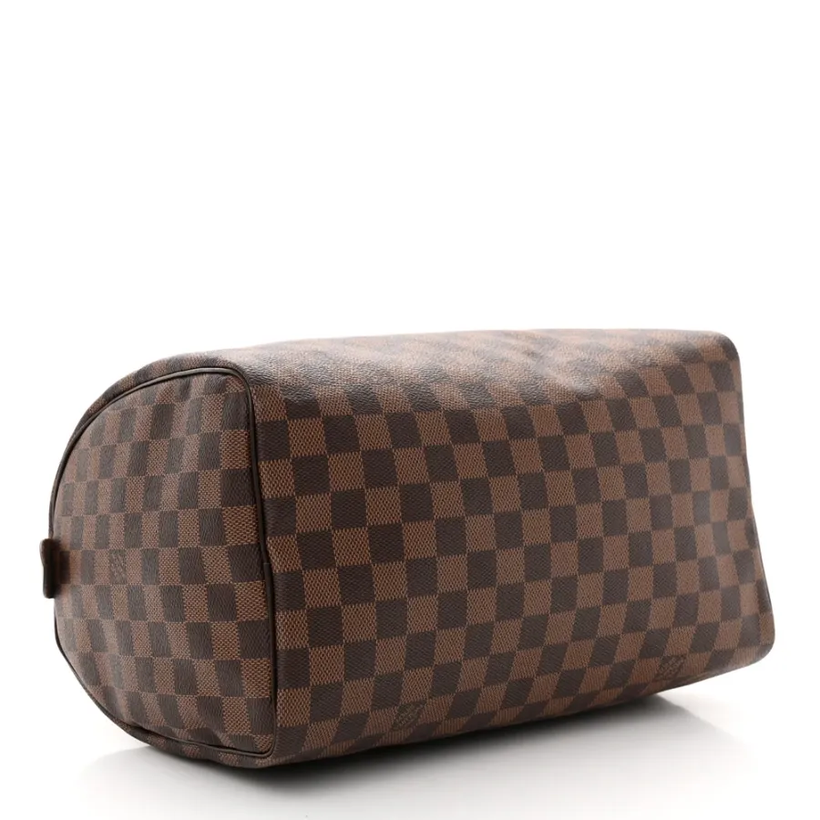 Louis Vuitton Speedy 30 Damier Ebene Canvas Brass Hardware