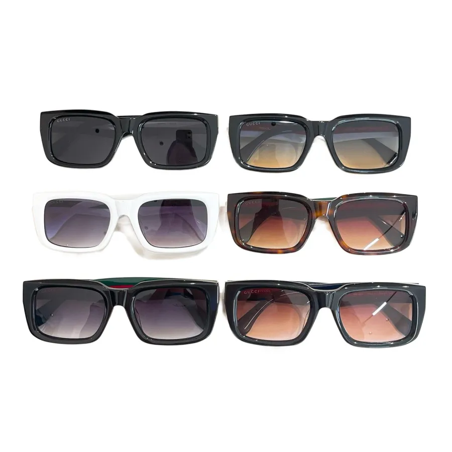 Gucci square frame glasses leopard green red/black green red/black white/black red/black red white color Size 55口20-145