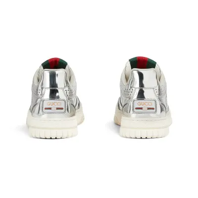 Gucci Re Web series women's sports shoes silver Sneakers