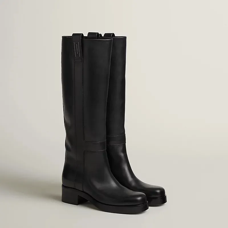 HERMES Horse Black  boots