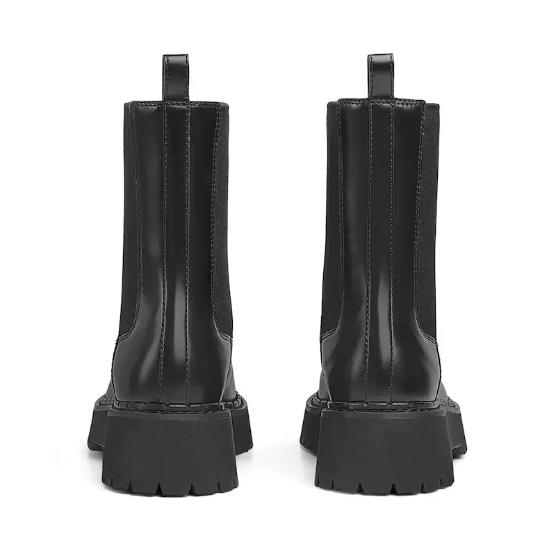 Gucci black webbing woven short boots