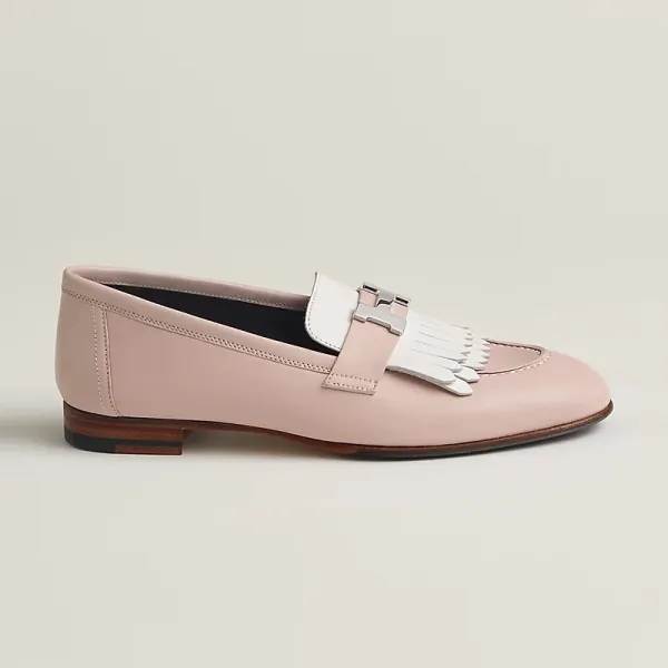 HERMES Royal Pink Loafers