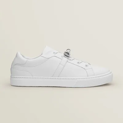 HERMES Day Sneakers White Sports Shoes