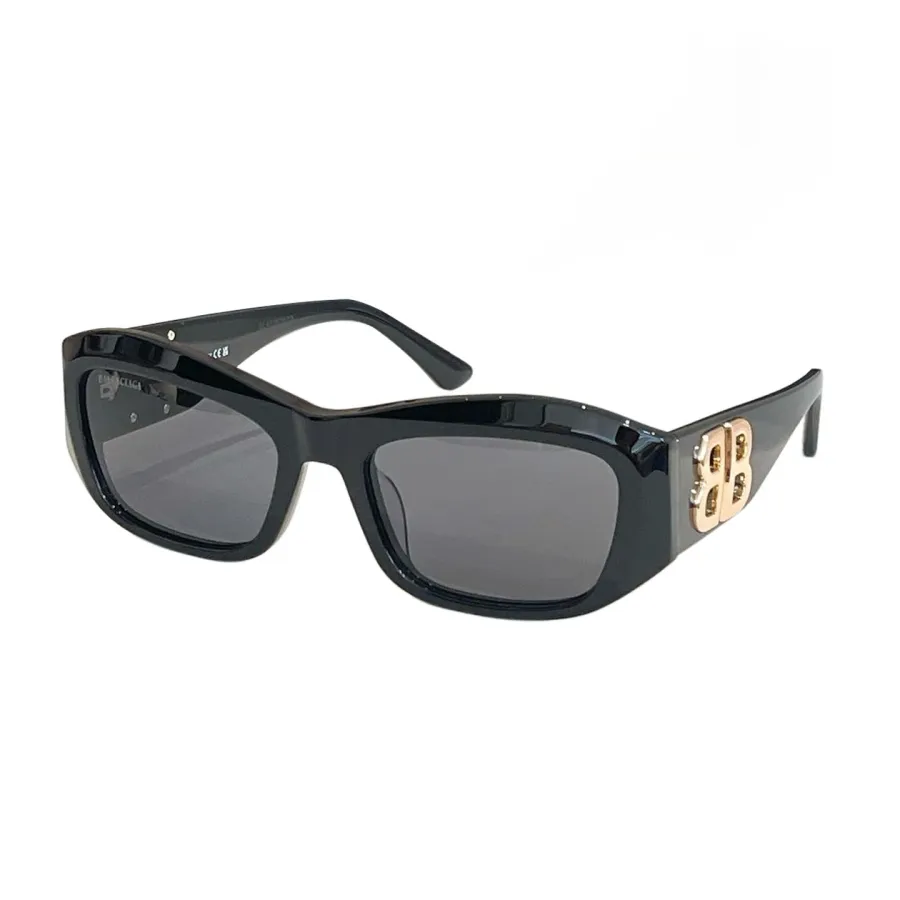 Balenciaga square frame glasses black/black silver/black gold/eggplant/blue/leopard color Size 61口15-145