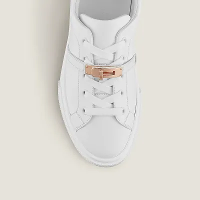 HERMES Day Sneakers White Sports Shoes