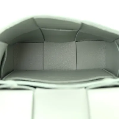 Bottega Veneta Extra Mini Maxi Intrecciato Cassette Crossbody Bag New Sauge Lambskin Leather