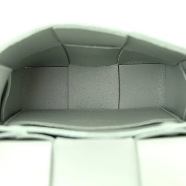 Bottega Veneta Extra Mini Maxi Intrecciato Cassette Crossbody Bag New Sauge Lambskin Leather - Image 7